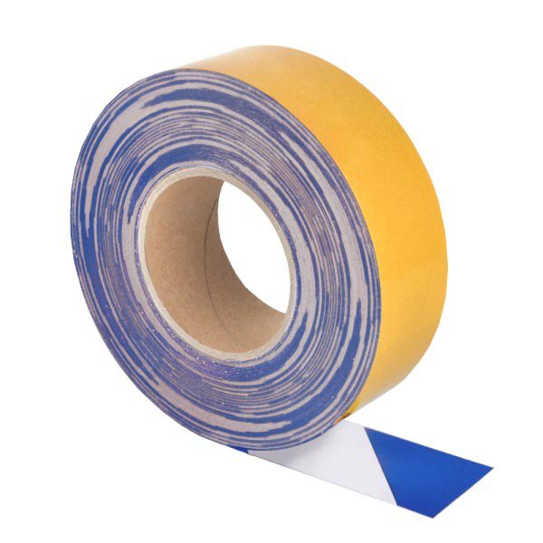 WT-5125 Bodenmarkierungsband blau/weiß linksweisend 50mm x 10m #zoom-1