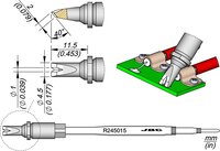 Lötspitze R245, Pin-Connector, Ø 1 mm, R245015 #thumbnail-1