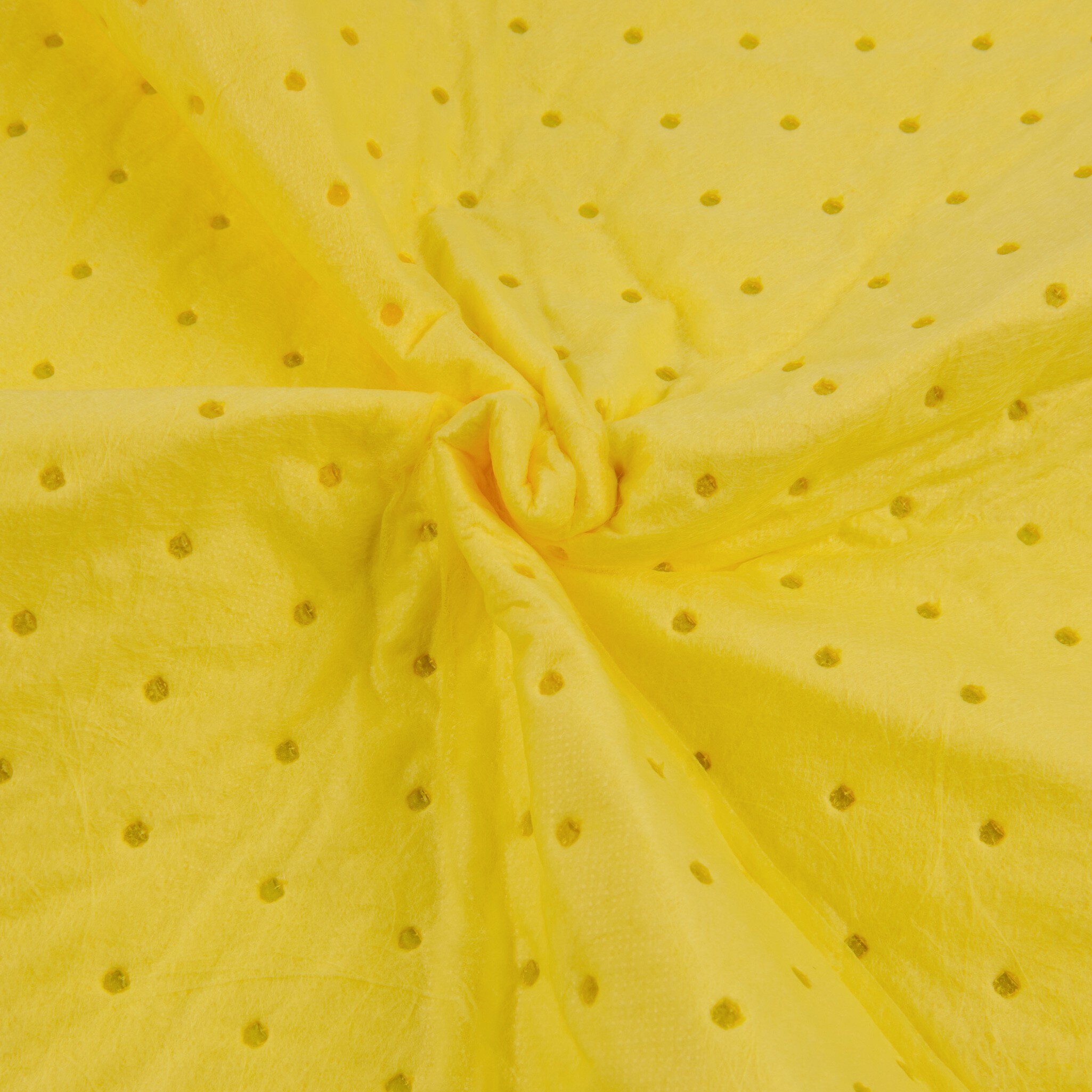 Tapis absorbants pour produits chimiques, jaune 40x50cm, classe de propreté ISO 7, 200 pièces #zoom-1