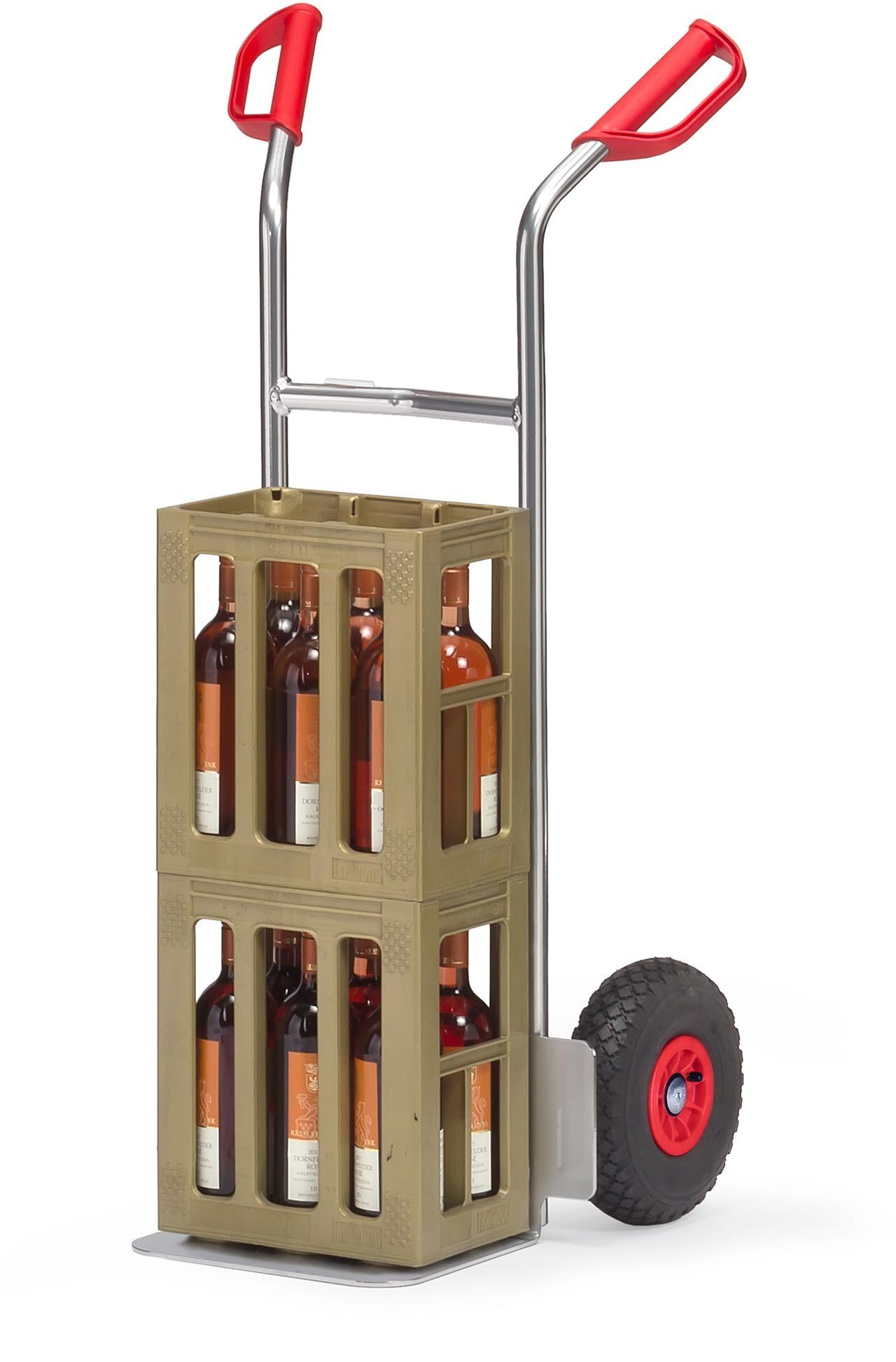 Aluminum stacking truck pneumatic wheels 260 x 85 mm  #zoom-2