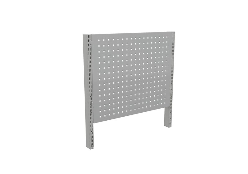 Perforated panel back panel M1500, gray ESD