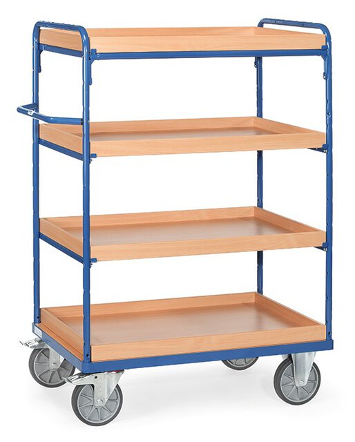 Chariot à plateaux Surface de chargement 1000 x 600 mm 