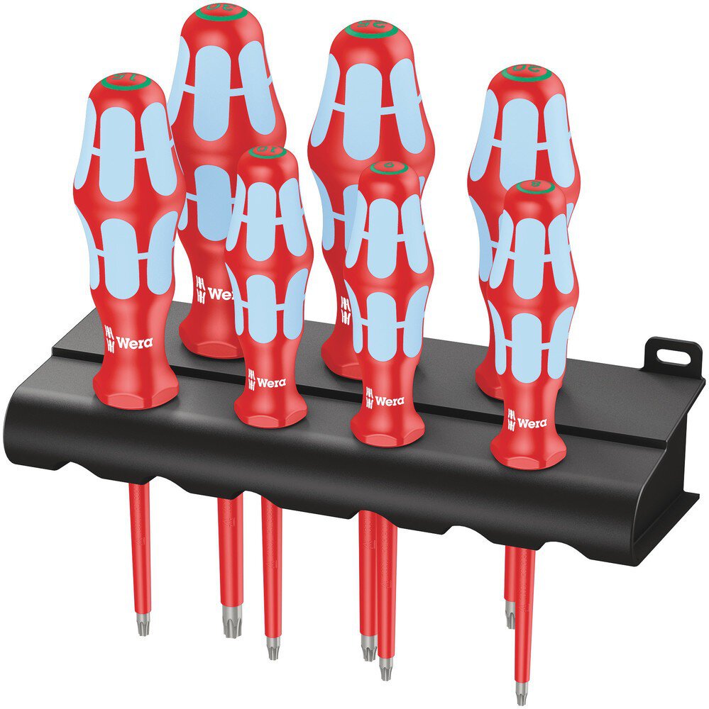 Screwdriver set, stainless steel + rack, 7-piece #zoom-1
