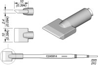 Lötspitze klingenförmig, Breite 10 mm, C245914 #thumbnail-1