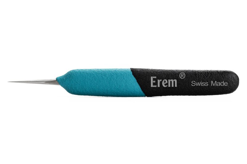 ESD Ergonomiczna pęseta precyzyjna, proste, bardzo drobne końcówki, 120 mm #6