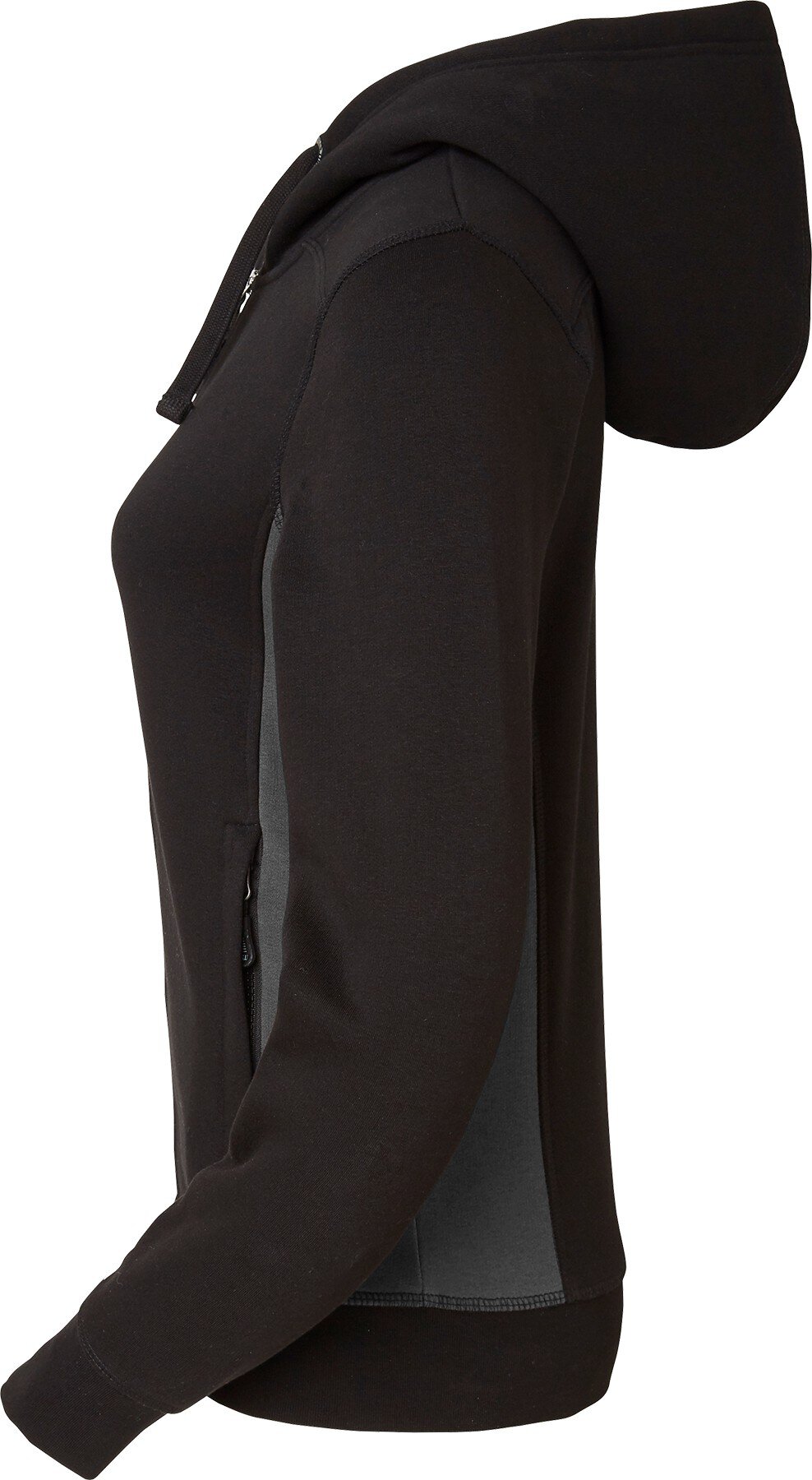 Felpa Ava Full-Zip, Donna, nero/grigio, M #zoom-4