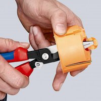 Electrical installation pliers, chrome-plated, insulated, fixing lug, 200 mm #thumbnail-8