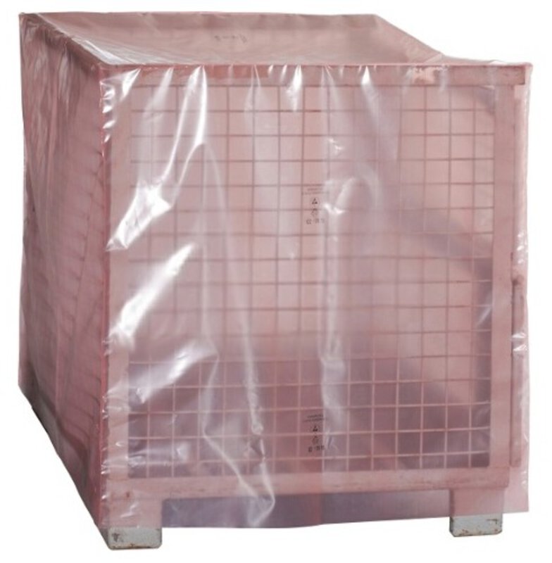 ESD PERMASTAT Seitenfaltenbeutel, rosa, 1250 x 850 x 900 x 0,15 mm