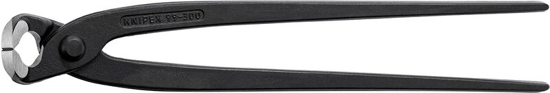Moniertang (Rabitz of vlechttang), zwart geatramenteerd, 300 mm #1