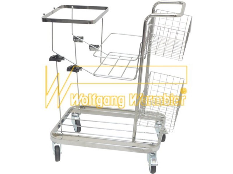 Chariot de nettoyage 900 x 550 x 1000mm, 125 litres #1