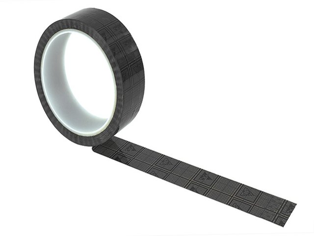 ESD-Grid-Klebeband mit ESD-Warnsymbol, bronze, 24 mm, 36 m