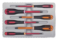 Satz gemäß VDE isolierte ERGO™-Schraubendreher mit 3-Komponenten-Griff für Schlitz- und Pozidriv-Kombi-Schrauben, 6-teilig #thumbnail-3