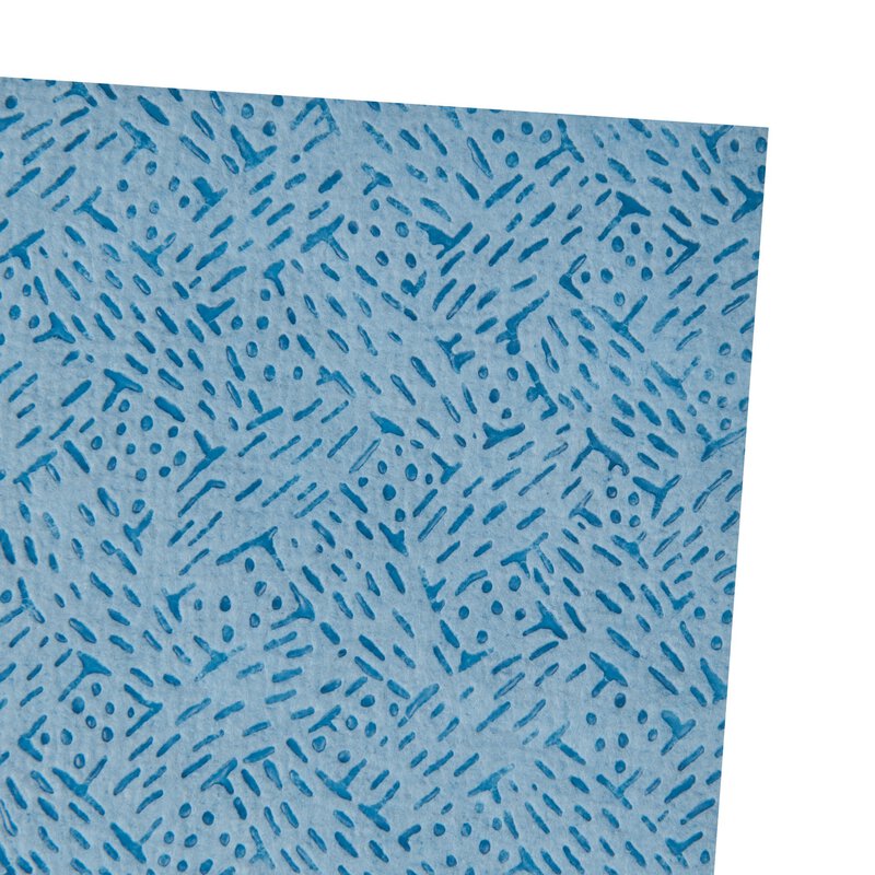 Chiffons de nettoyage à l'huile hautement absorbants, 25x34 cm, classe de propreté ISO7, bleu, 66 pièces #3