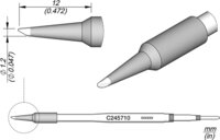 Soldering tip bevelled, D: 3.8 mm, C245710 #thumbnail-1