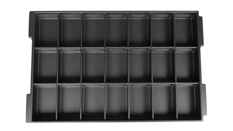 ESD insert for Euro box 3 and 4, 21 wells, 553 x 353 x 46 mm #2