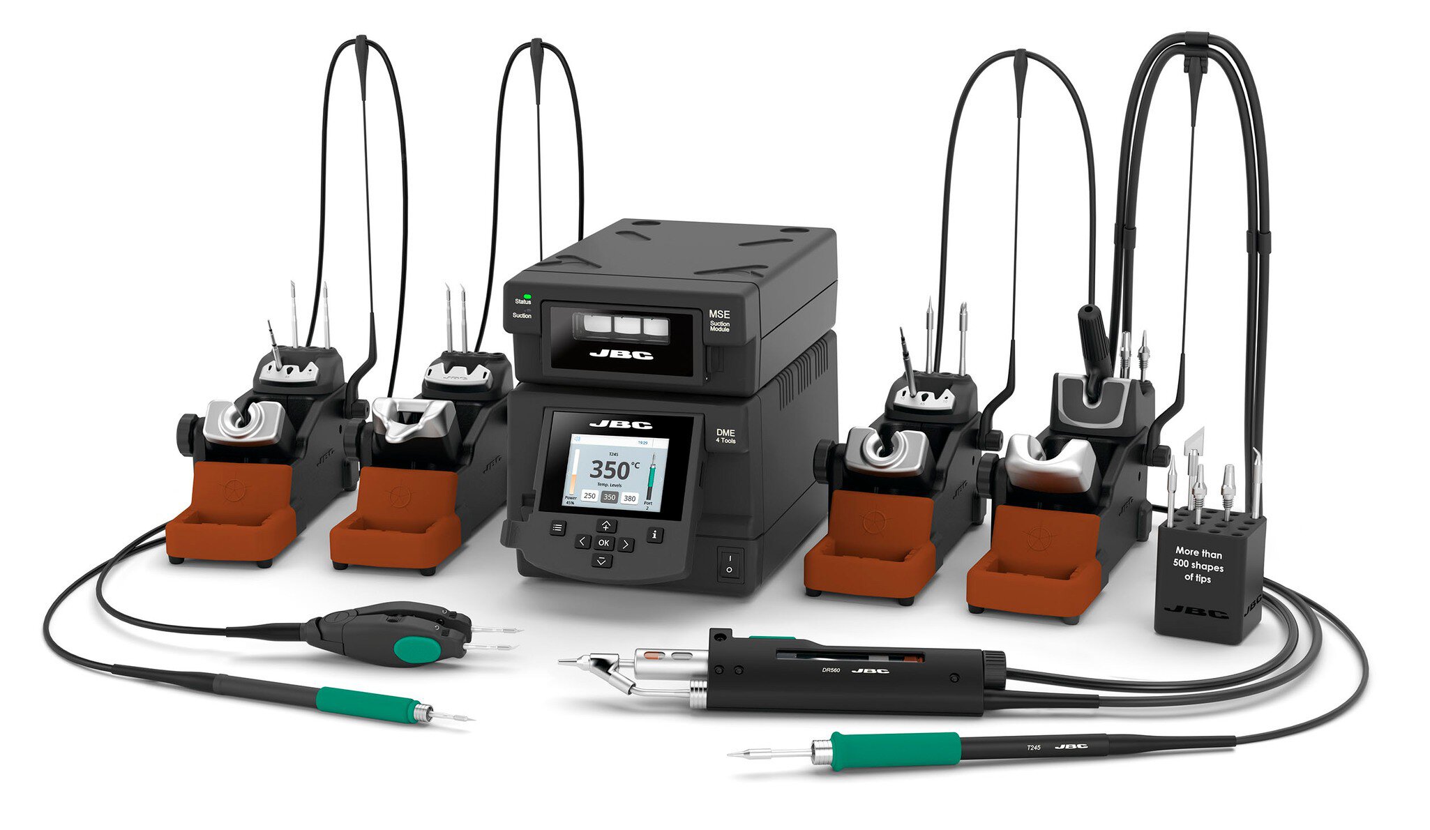 Rework Station DMPSE-2QD incl. 4 handstukken, 230 V, 200 W #zoom-1