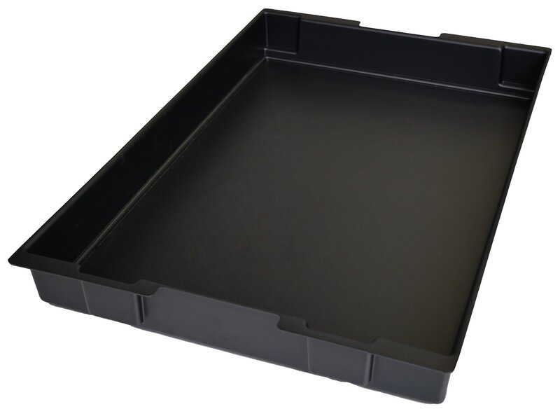 ESD insert tray for Euro boxes 3-6-10 and 4-6-10, 520 x 345 x 60 mm