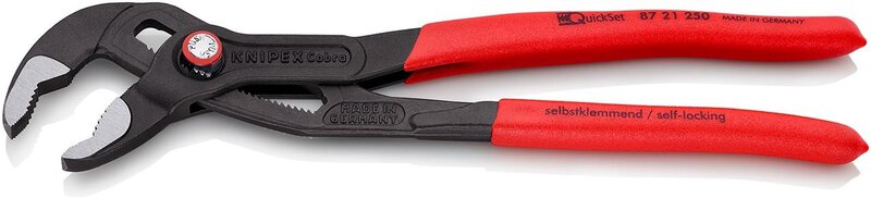 Cobra® QuickSet Pince à pompe à eau high-tech, grise atramentée, 250 mm #2