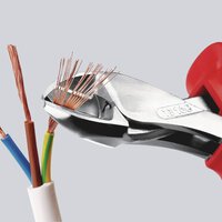 X-Cut® Kompakt-Seitenschneider hochübersetzt, isoliert, mit Mehrkomponenten-Hüllen, VDE-geprüft, verchromt, 160 mm (SB-Karte/Blister) #thumbnail-8
