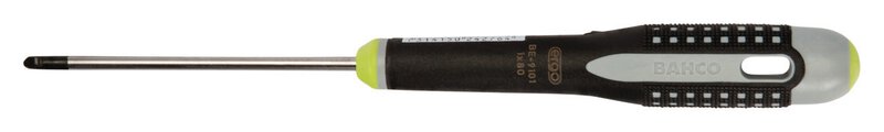 Tournevis ERGO™ pour vis de sécurité TRI-WING® avec poignée en caoutchouc, n° 3 x 80 mm #3