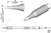 punta di saldatura a forma di scalpello, 1,2 x 0,7 mm #thumbnail-1