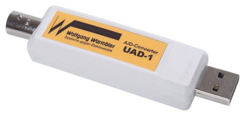 Analog-/Digitalwandler, USB-Stick mit BNC-Verbindungsleitung