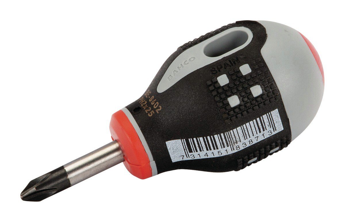 ERGO™ kruiskopschroevendraaier met korte 3-componenten handgreep, PH2 × 25 mm #zoom-1