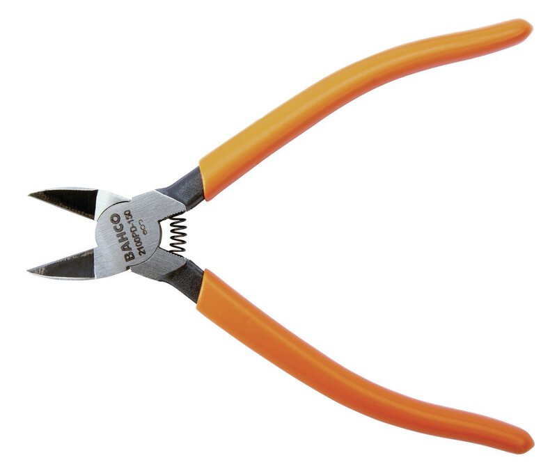 Pince coupante diagonale avec poignées revêtues de PVC, phosphatée, 150 mm #3