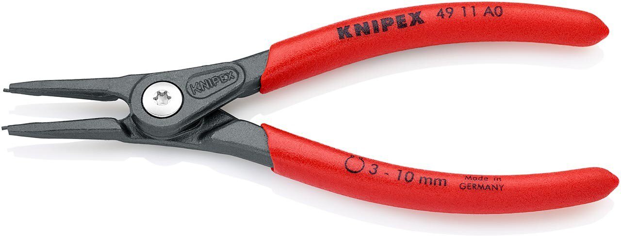 Precision circlip pliers for outer rings on shafts, gray atramentized, 140 mm #zoom-1