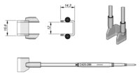 Panne à souder spéciale, 15,6 x 14,3 mm #thumbnail-1