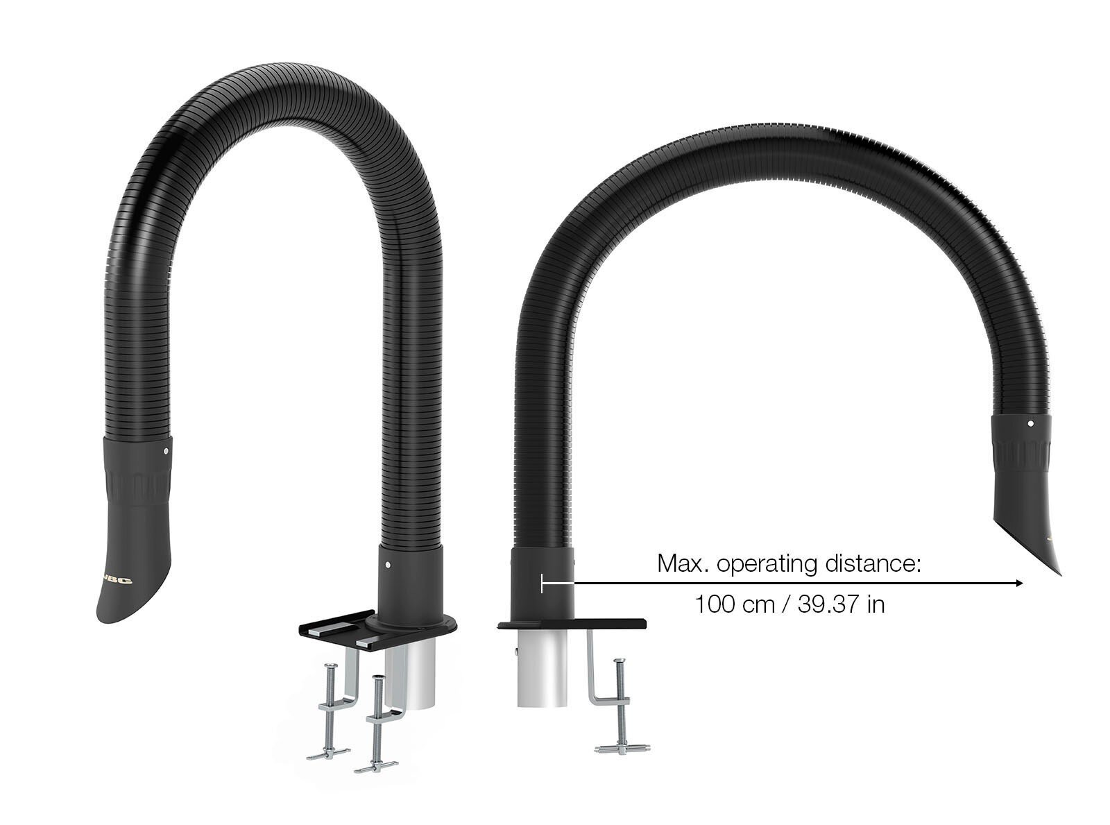 ESD extraction kit FAE1-2K1D for soldering fumes, for 1 workstation, 230 m³/h, 230 V #zoom-6