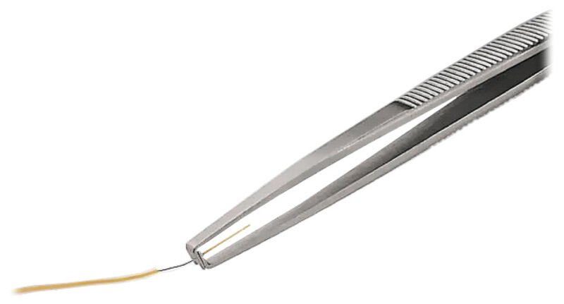 Mini pinzette spellafili, dia. 0,16 mm/.006 Inch (AWG 34).