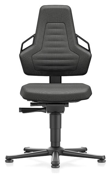 Chaise ESD NEXXIT 1, avec patins, Duotec noir, poignées ESD #zoom-1