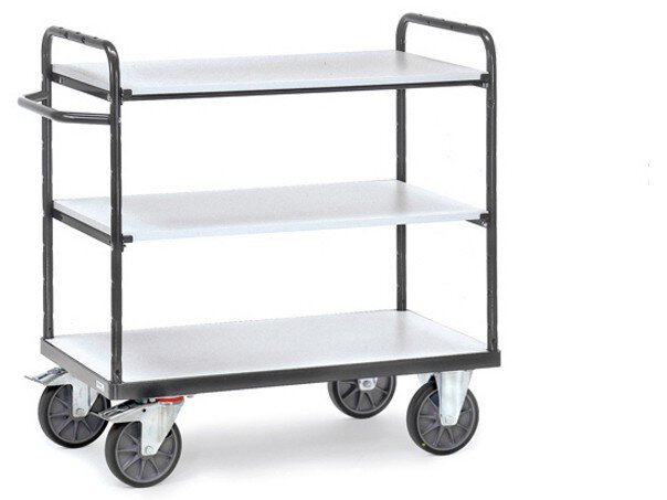 ESD shelf trolley, 3 shelves, 600 kg, 1000 x 600 mm #zoom-1