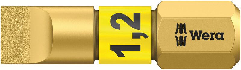 BDC-Bit für Schlitzschrauben, 1,2 x 6,5 x 25 mm #1
