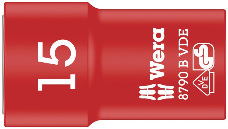 Stekkerdoos, geïsoleerd, met 3/8" aandrijving, 15 x 46 mm #1