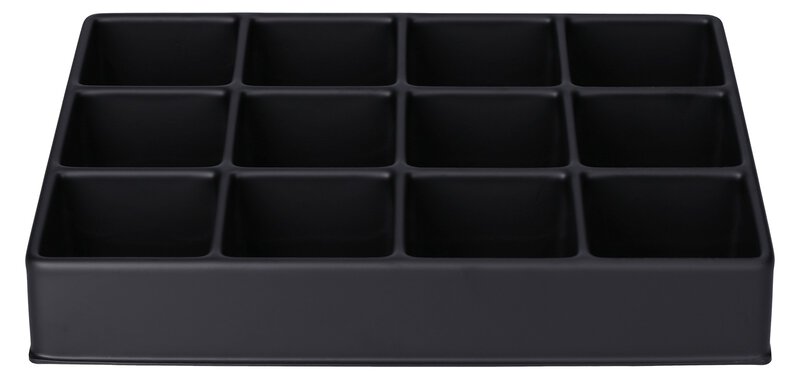 ESD-inzetstuk voor K 2000 ESD-koffer, 12 vakken, 75 x 71 mm elk #4