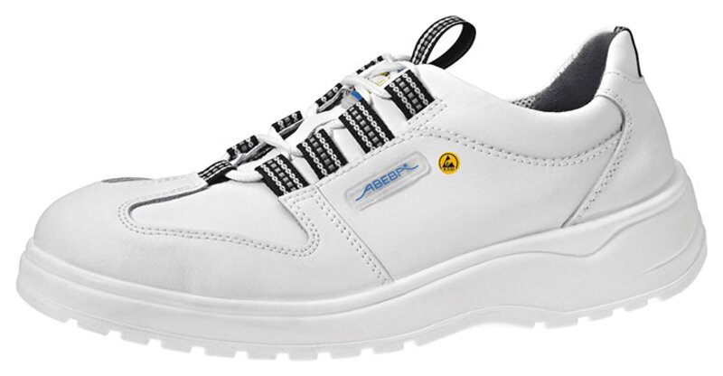 ESD-Sicherheitsschuhe light, Halbschuh weiß, Größe 47