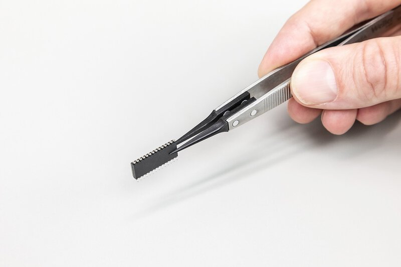 Weller Erem 258SA Precision Tweezers with Pointed Synthetic Tips (PPS) and Serrated Finger Grips for Secure Handling #6