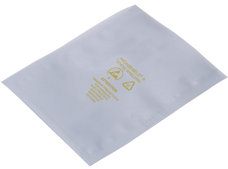 Worki do pakowania HIGHSHIELD®, typ A, z nadrukiem, przezroczyste, 152 x 203 mm