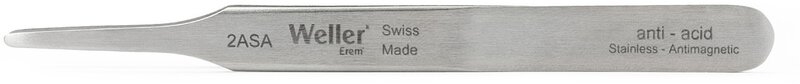 Weller Erem 2ASA Precision Tweezers with Flat Rounded Tips for Gripping Components #2
