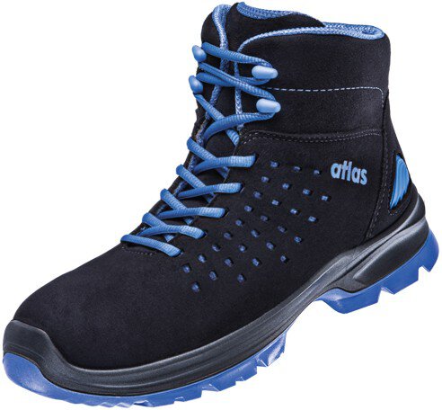 ESD veiligheidsschoen SL 825 XP blue 2.0, W12, S1P, Sportline, unisex, zwart/rogaalblauw, maat 44 #zoom-1