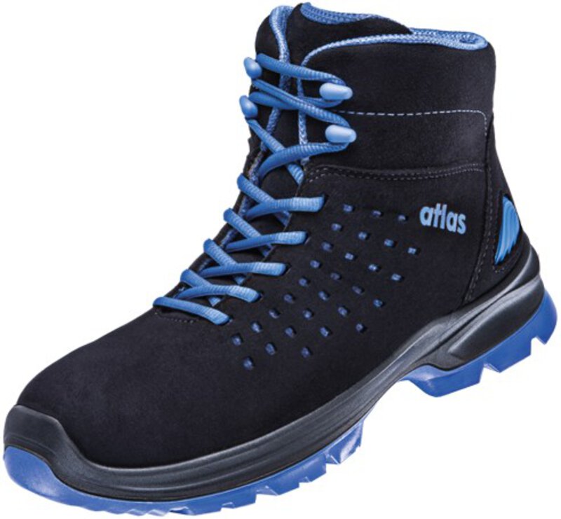 ESD veiligheidsschoen SL 825 XP blue 2.0, W12, S1P, Sportline, unisex, zwart/rogaalblauw, maat 44 #1