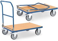 Klappwagen, Tragkraft 600kg, Schiebebügel klappbar, 1000x700mm #thumbnail-3