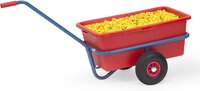 Hand cart with red plastic trough 90 ltr.  #thumbnail-2