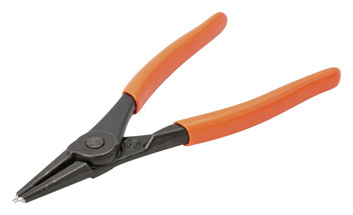 Pliers for external retaining rings with straight jaws, burnished 215 mm #zoom-1