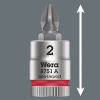 Bit socket with 1/4" drive, PH 1 x 28 mm #thumbnail-5
