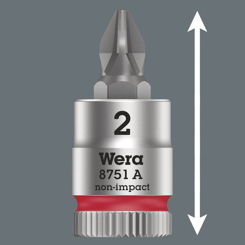 Bit socket with 1/4" drive, PH 1 x 28 mm #5