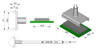 Grot lutowniczy, tunel, 15,2 x 29 mm #thumbnail-1