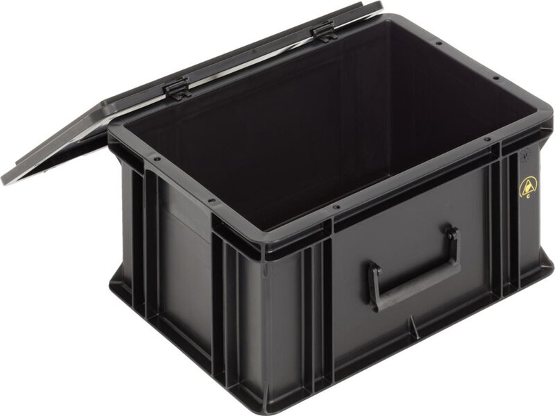 ESD case BL, black, 400 x 300 x 221 mm #5